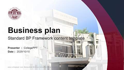 Babasaheb Bhimrao Ambedkar Bihar University Competition/Entrepreneurship Contest PPT Template