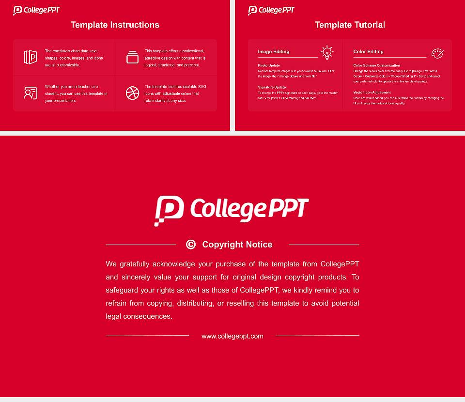 A.K.S. University Course/Courseware Creation PPT Template16:9 ratio PPT effect preview image5