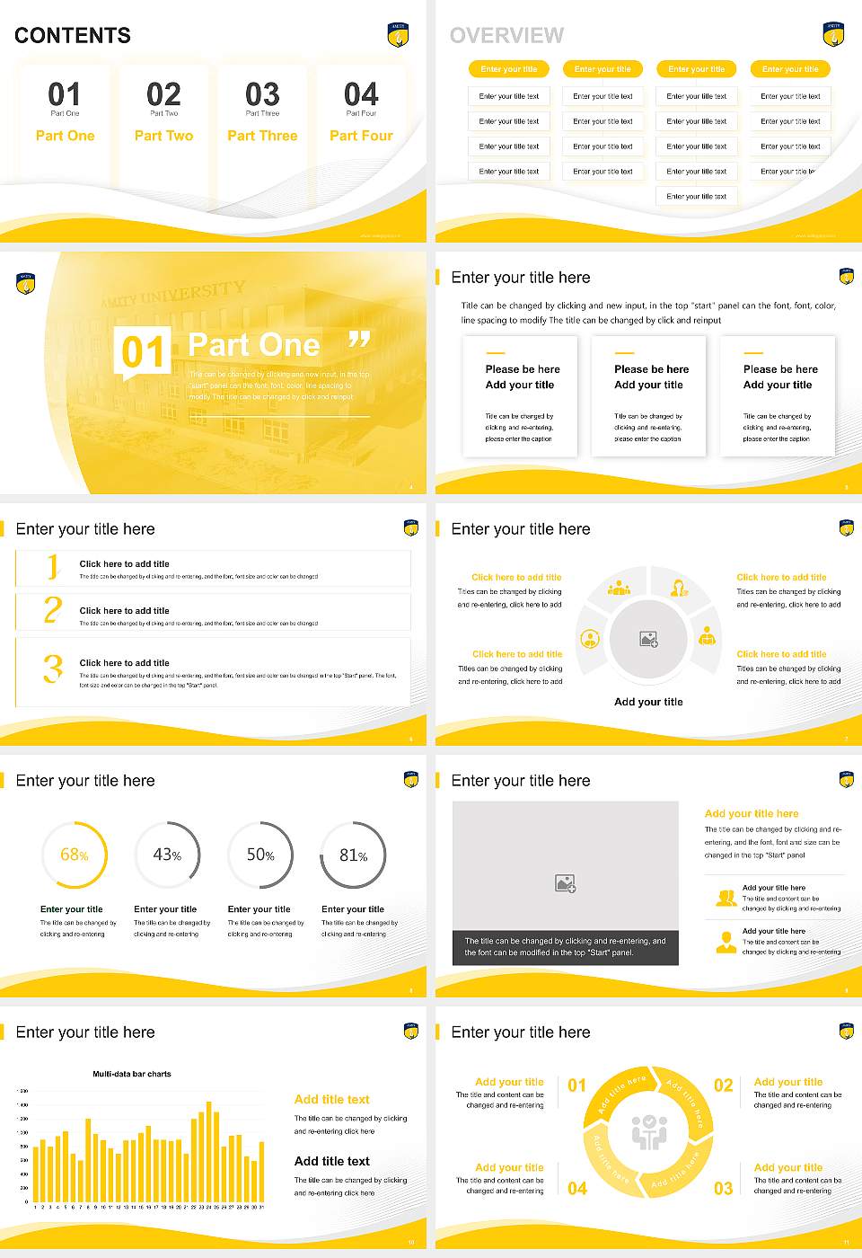 Amity University (Maharashtra) Lecture Sharing and Networking Event PPT Template16:9 ratio PPT effect preview image2