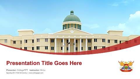 Ajeenkya D.Y. Patil University Course/Courseware Creation PPT Template
