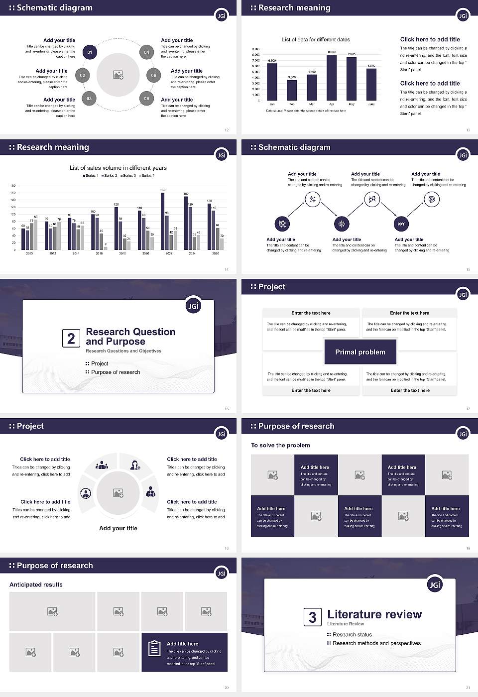 ARKA Jain University Graduation Thesis Defense PPT Template16:9 ratio PPT effect preview image3