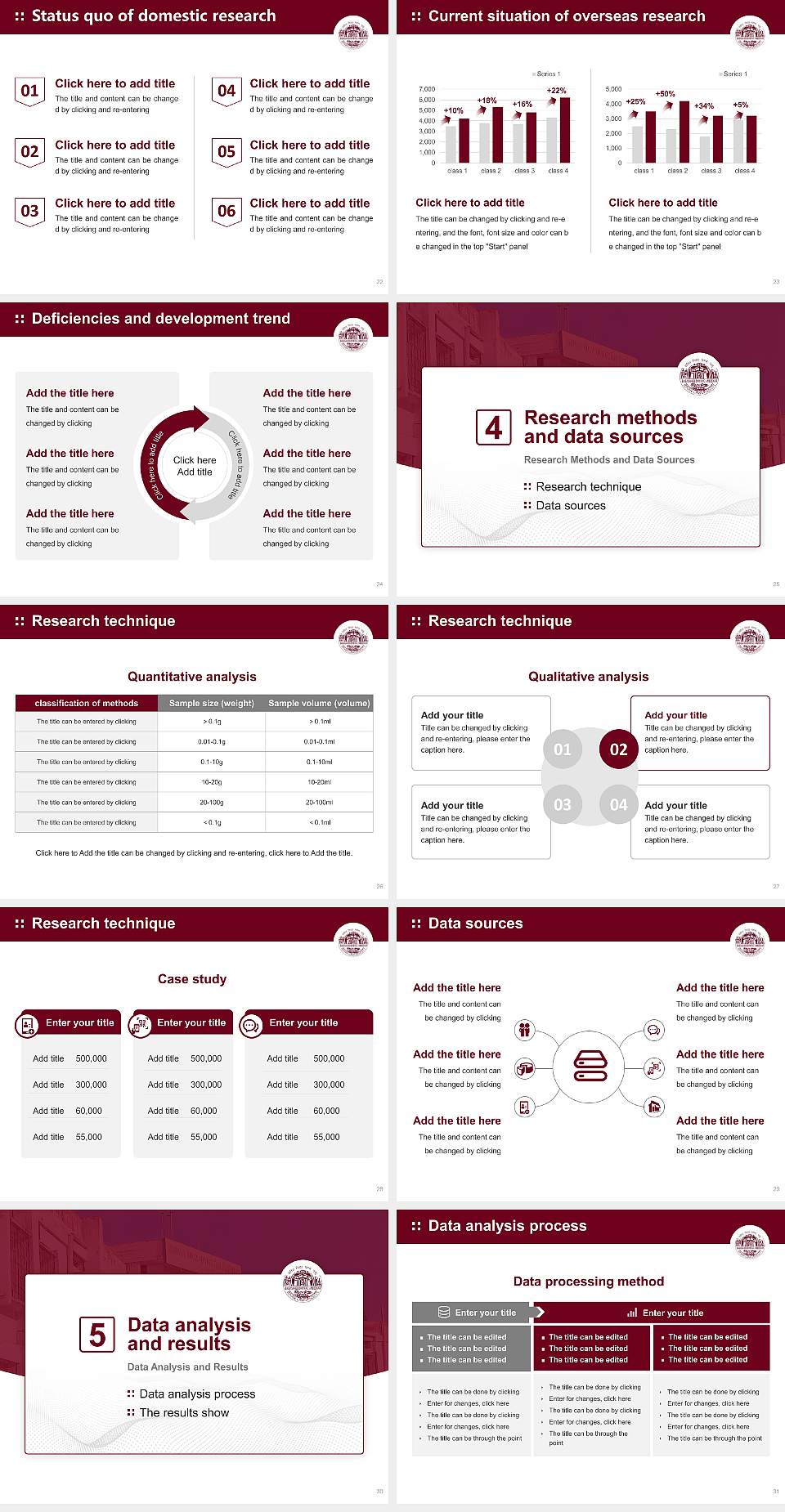 Babasaheb Bhimrao Ambedkar Bihar University Graduation Thesis Defense PPT Template4:3 ratio PPT effect preview image4