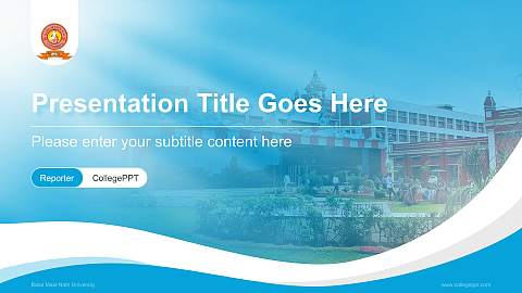 Baba Mast Nath University Lecture Sharing and Networking Event PPT Template