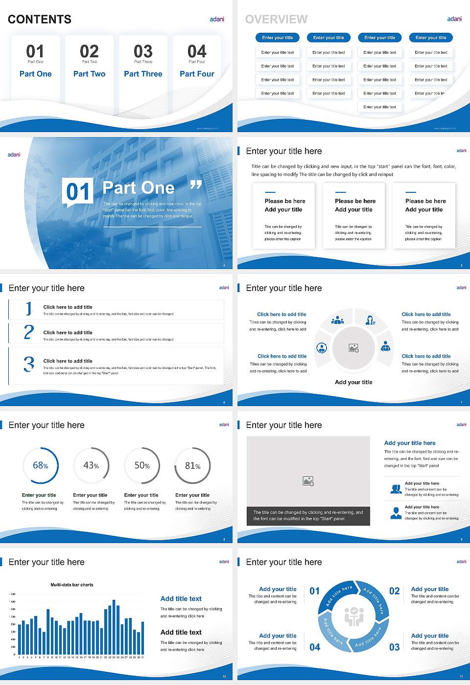Adani University Lecture Sharing and Networking Event PPT Template16:9 ratio PPT effect preview image2