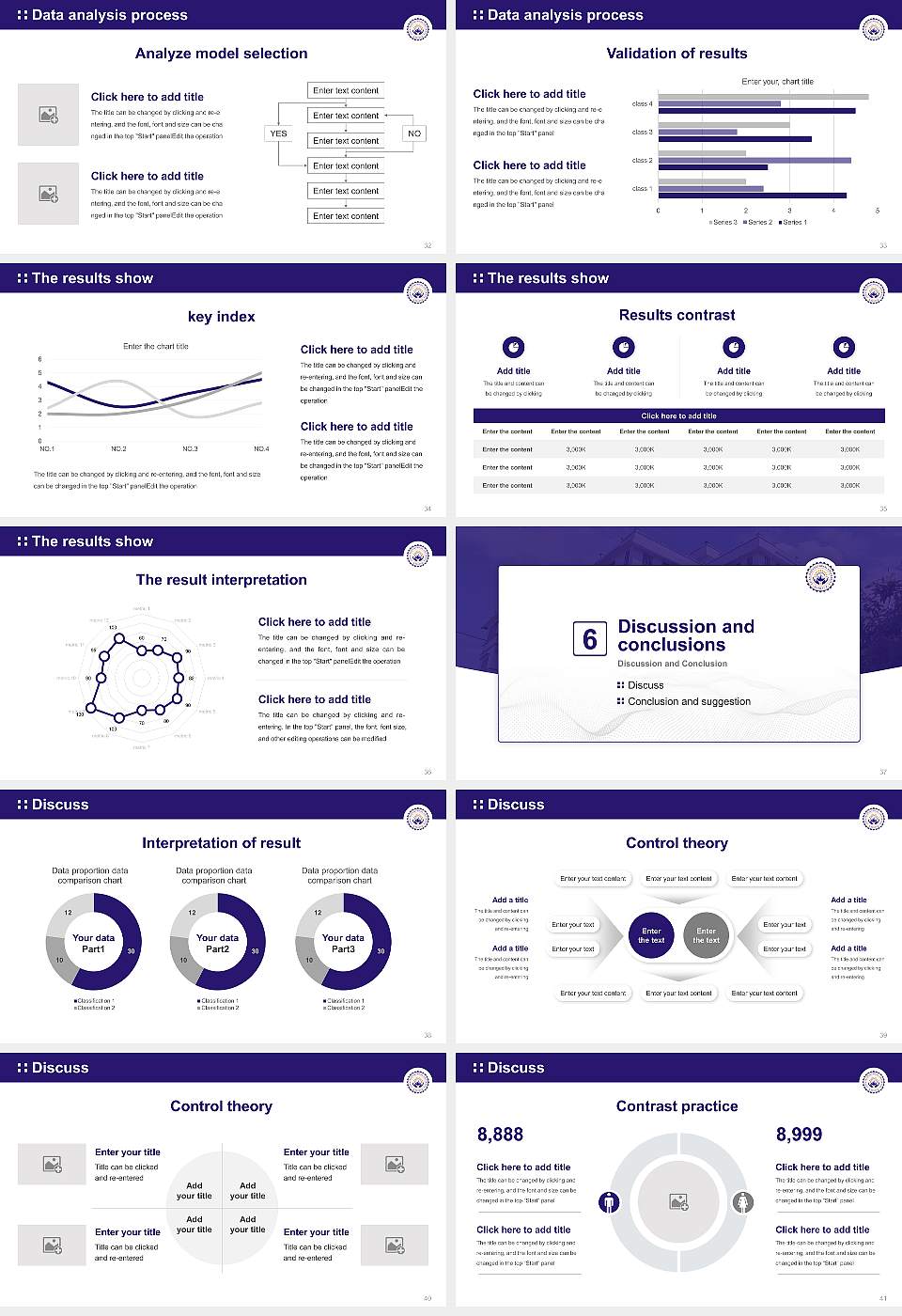 Asian International University Graduation Thesis Defense PPT Template16:9 ratio PPT effect preview image5