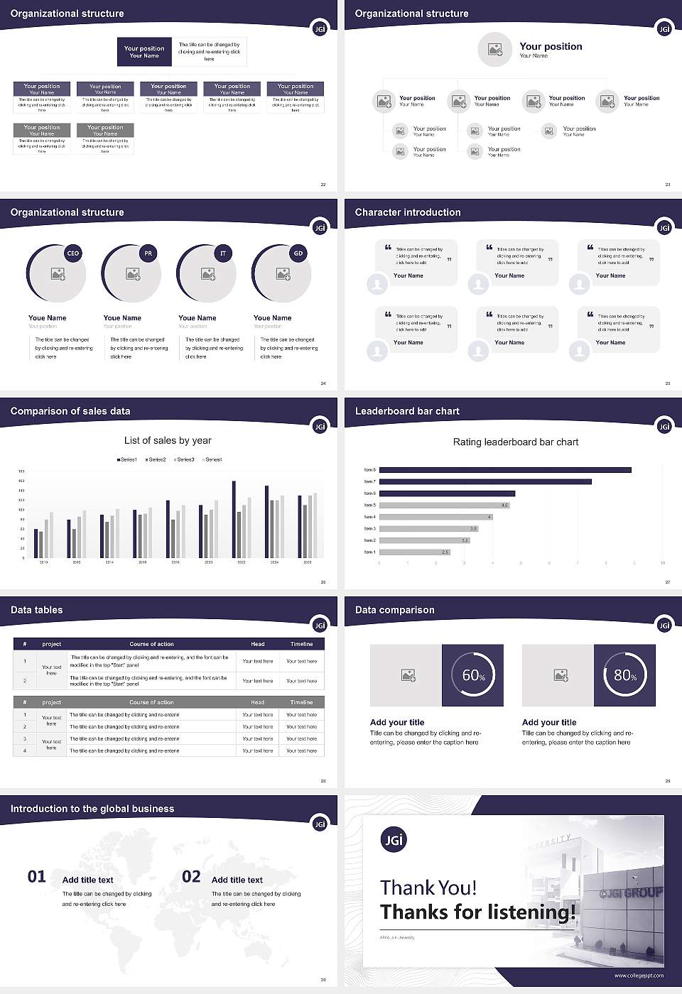 ARKA Jain University Academic Presentation/Research Findings Report PPT Template16:9 ratio PPT effect preview image4