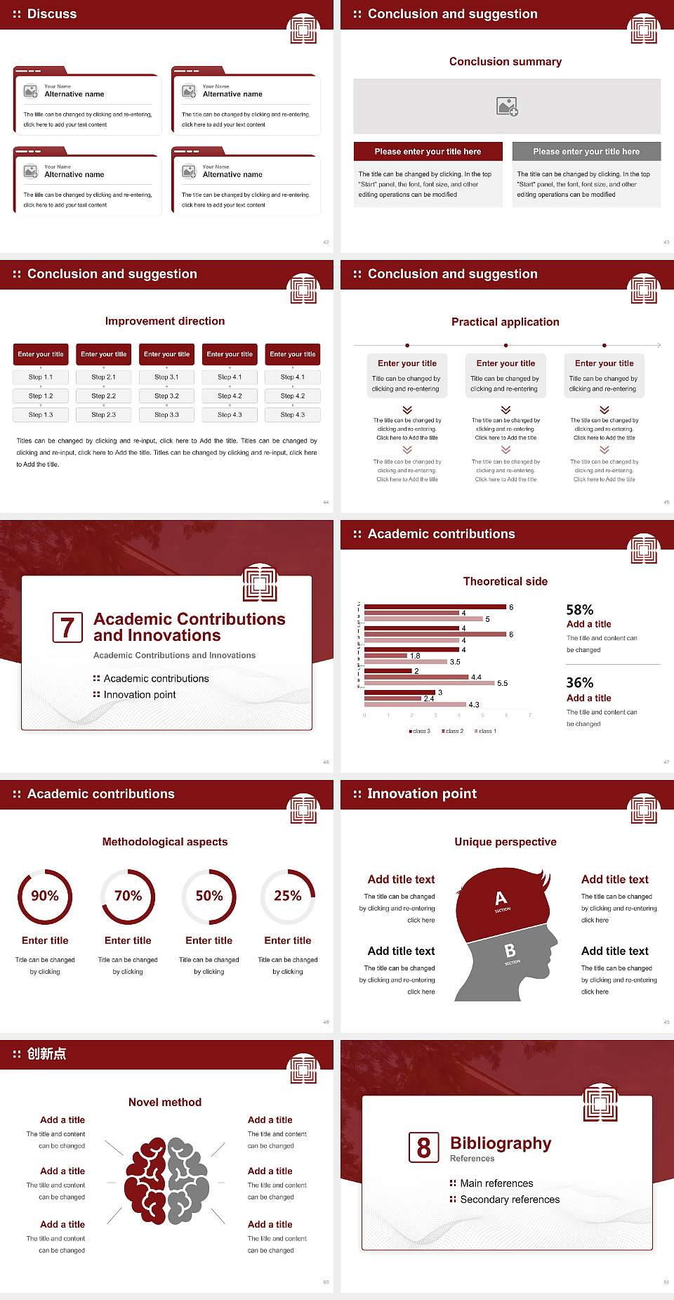 Ahmedabad University Graduation Thesis Defense PPT Template4:3 ratio PPT effect preview image6