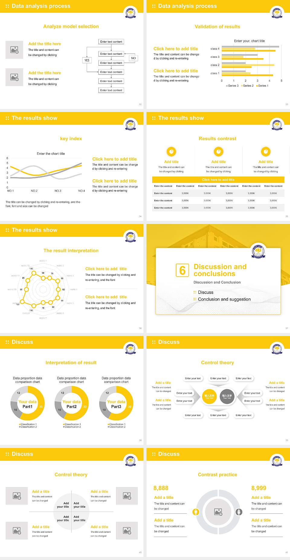 Assam Down Town University Graduation Thesis Defense PPT Template4:3 ratio PPT effect preview image5