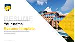 Amity University Jharkhand Resume PPT Template