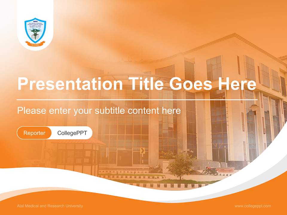 Atal Medical and Research University Lecture Sharing and Networking Event PPT Template4:3 ratio PPT effect preview image4