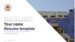 Awadesh Pratap Singh University Resume PPT Template
