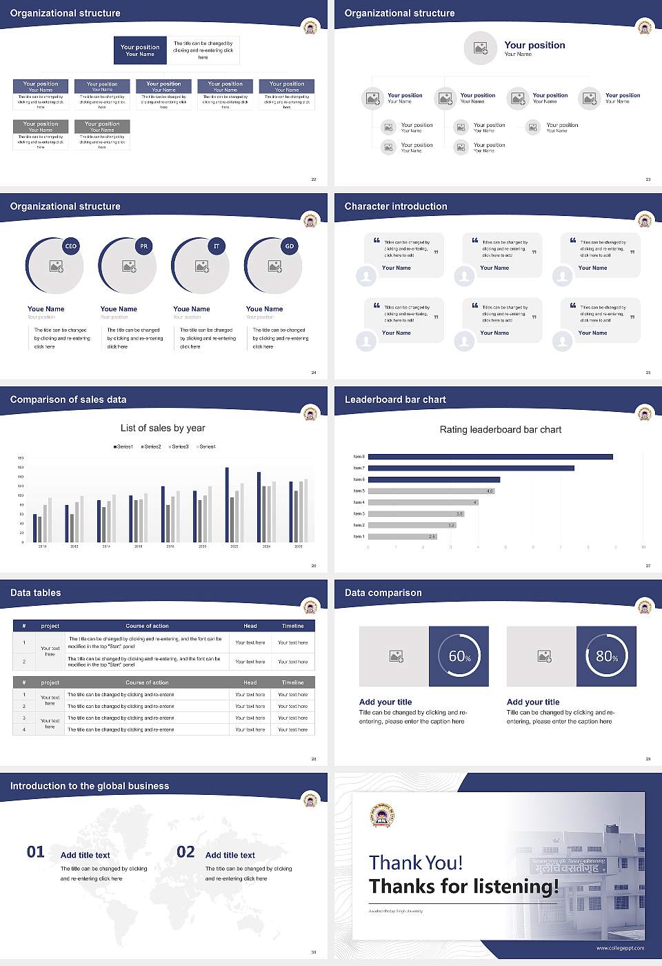 Awadesh Pratap Singh University Academic Presentation/Research Findings Report PPT Template16:9 ratio PPT effect preview image4