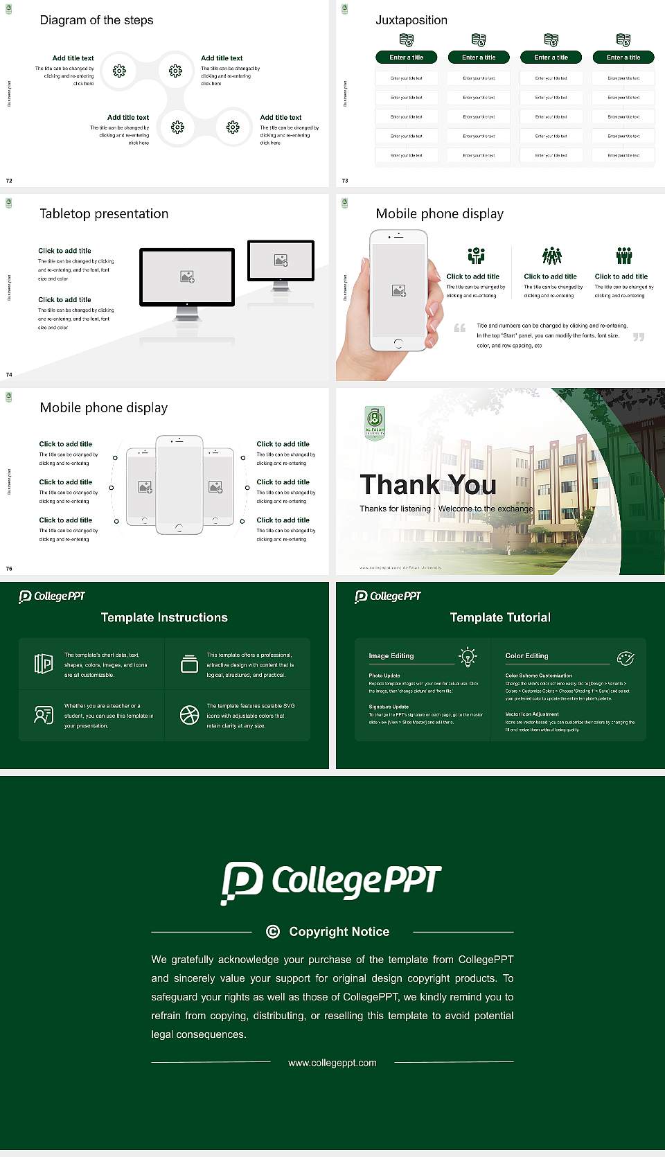 Al-Falah University Competition/Entrepreneurship Contest PPT Template16:9 ratio PPT effect preview image9