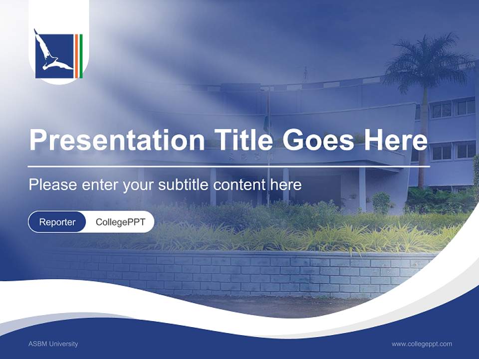 ASBM University Lecture Sharing and Networking Event PPT Template4:3 ratio PPT effect preview image4