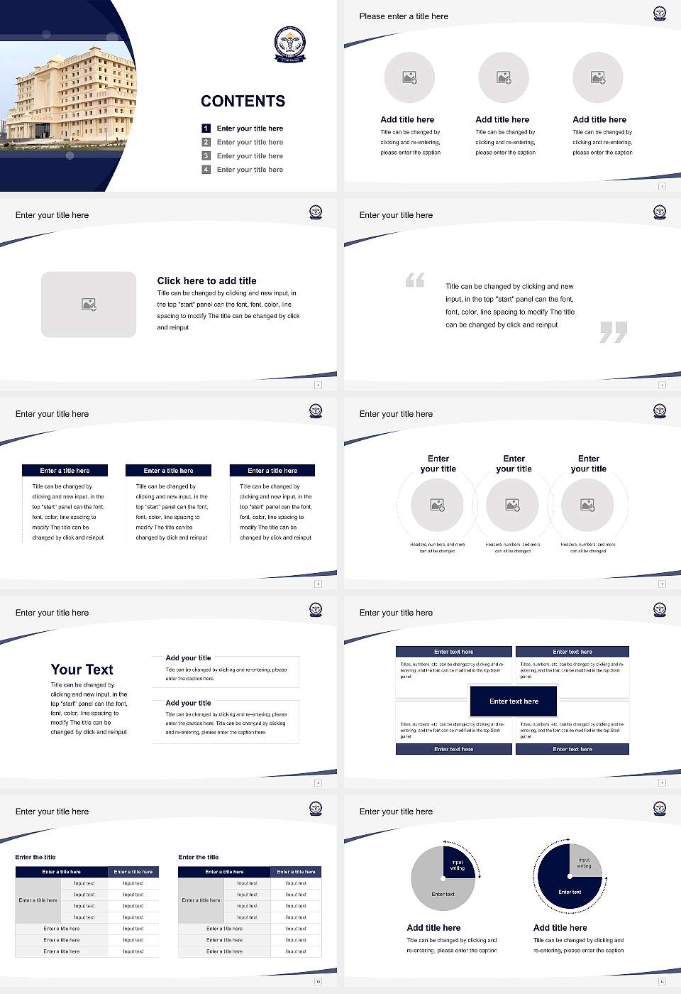 Atal Bihari Vajpayee Medical University Course/Courseware Creation PPT Template16:9 ratio PPT effect preview image2