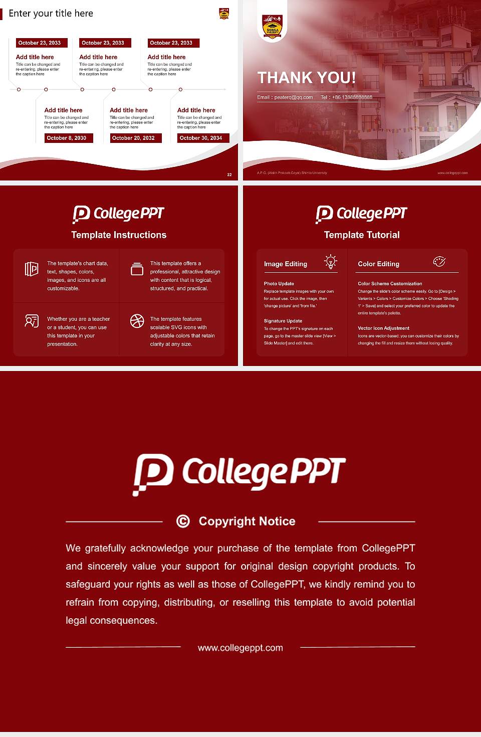 A.P.G. (Alakh Prakash Goyal) Shimla University Lecture Sharing and Networking Event PPT Template4:3 ratio PPT effect preview image4