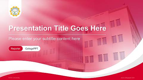 A.K.S. University Lecture Sharing and Networking Event PPT Template