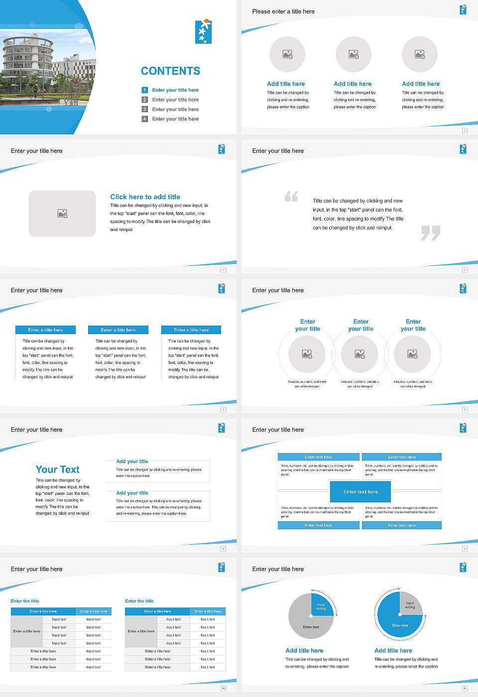Azim Premji University Course/Courseware Creation PPT Template16:9 ratio PPT effect preview image2
