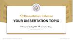 Atmiya University Graduation Thesis Defense PPT Template