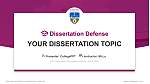 A.P.J. Abdul Kalam Technological University Disputation Powerpoint Vorlage