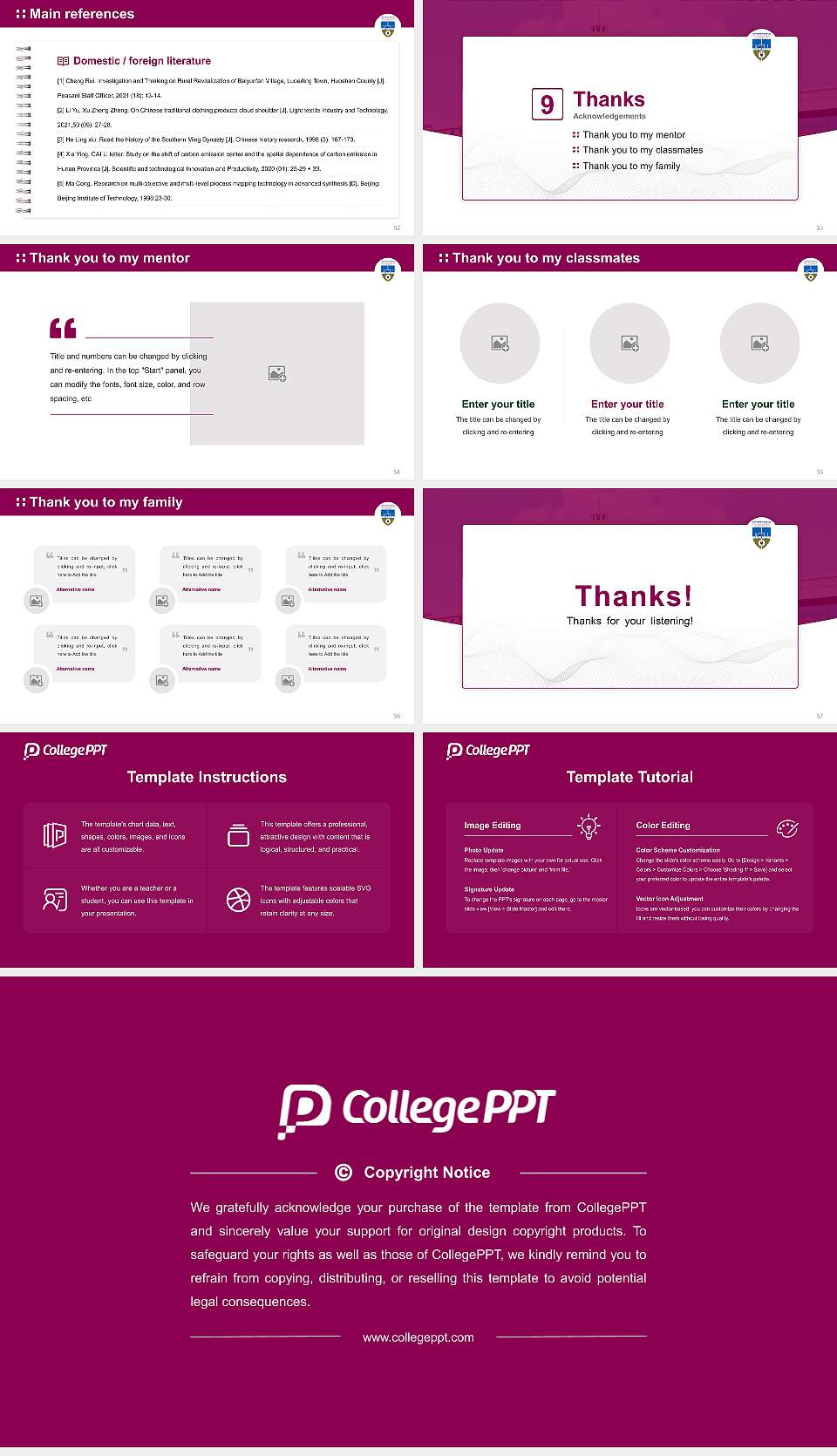 A.P.J. Abdul Kalam Technological University Graduation Thesis Defense PPT Template16:9 ratio PPT effect preview image7
