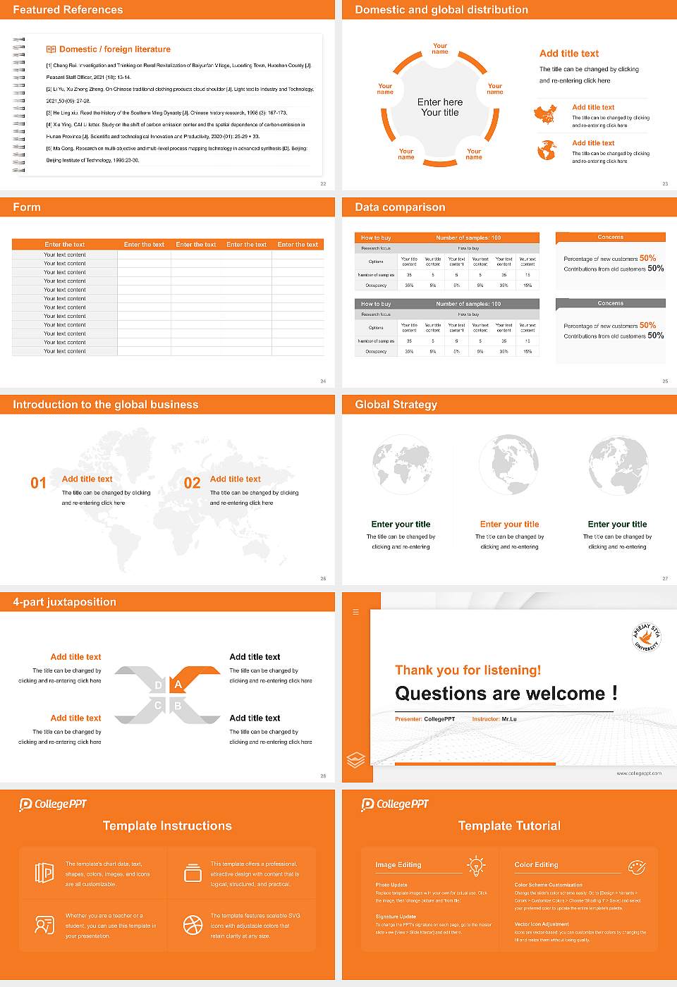 Apeejay Stya University Thesis Proposal/Graduation Defense PPT Template16:9 ratio PPT effect preview image4