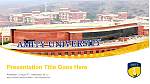 Amity University (Madhya Pradesh) Unterricht Powerpoint Vorlage