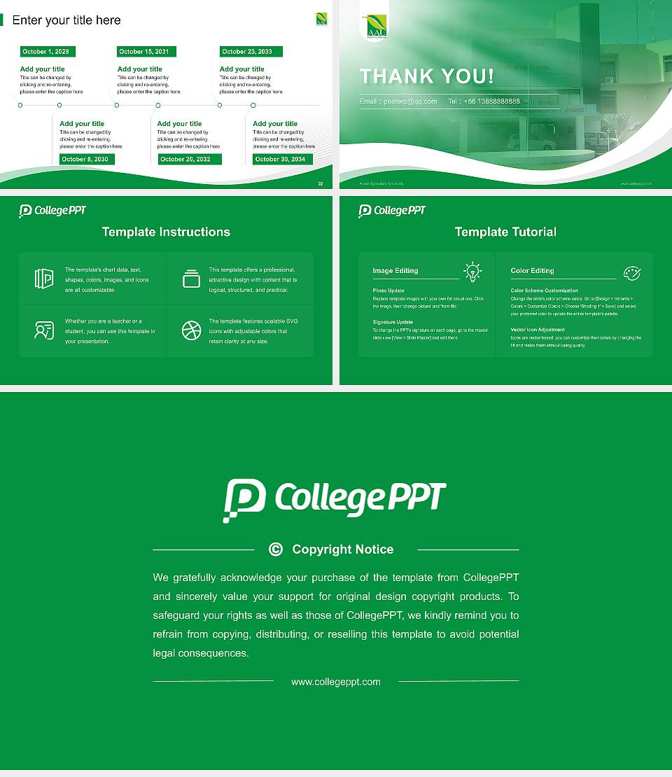 Anand Agricultural University Lecture Sharing and Networking Event PPT Template16:9 ratio PPT effect preview image4