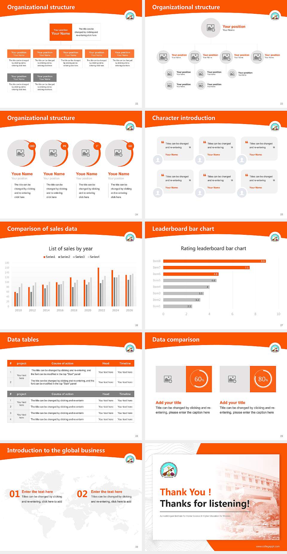 Avinashilingam Institute for Home Science & Higher Education for Women Academic Presentation/Research Findings Report PPT Template4:3 ratio PPT effect preview image4