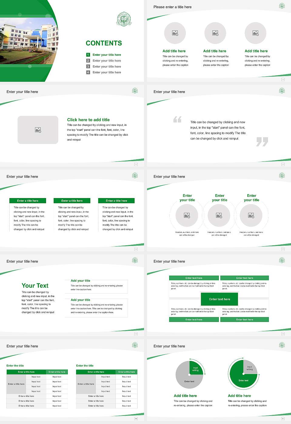 Assam Agricultural University Course/Courseware Creation PPT Template16:9 ratio PPT effect preview image2