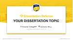 Amity University (Madhya Pradesh) Disputation Powerpoint Vorlage