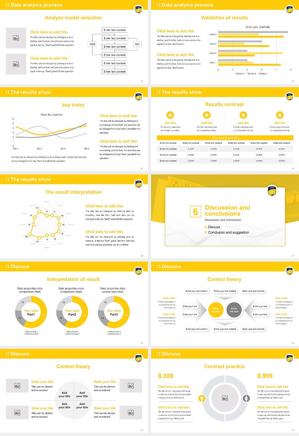 Amity University, West Bengal Graduation Thesis Defense PPT Template16:9 ratio PPT effect preview image5