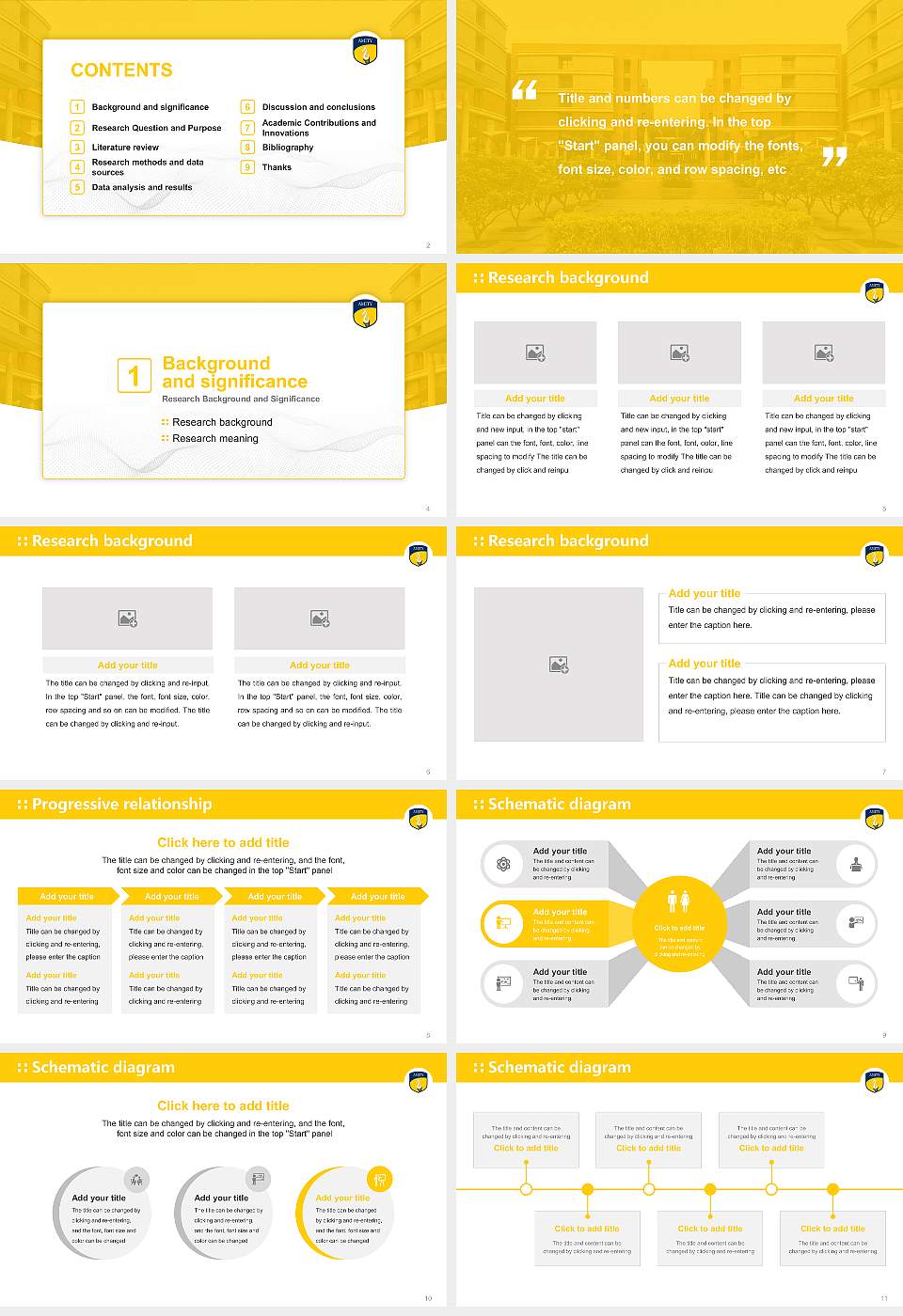Amity University Gurugram, Haryana Graduation Thesis Defense PPT Template16:9 ratio PPT effect preview image2