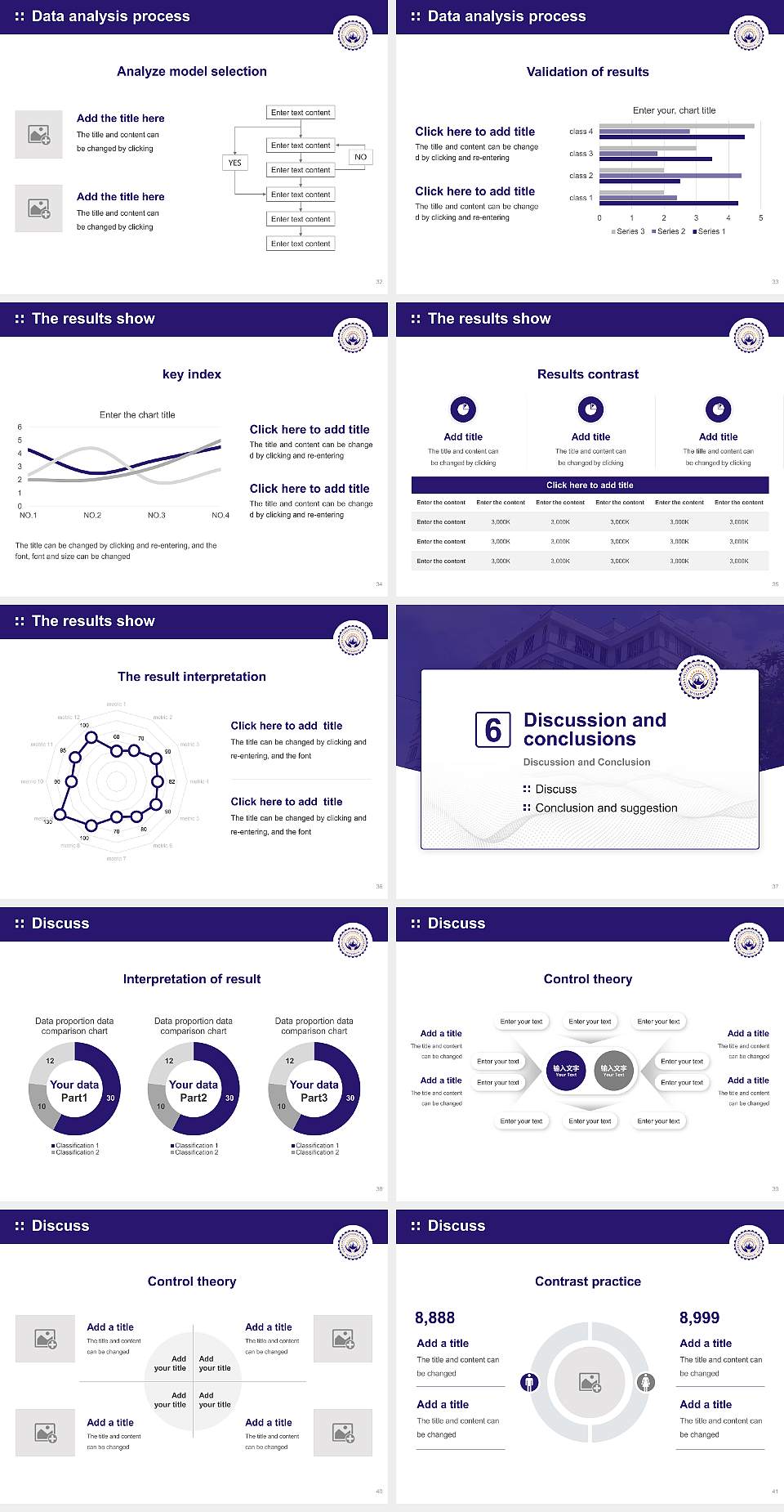 Asian International University Graduation Thesis Defense PPT Template4:3 ratio PPT effect preview image5