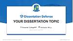 Adamas University Graduation Thesis Defense PPT Template