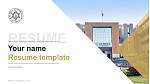 Atmiya University Resume PPT Template