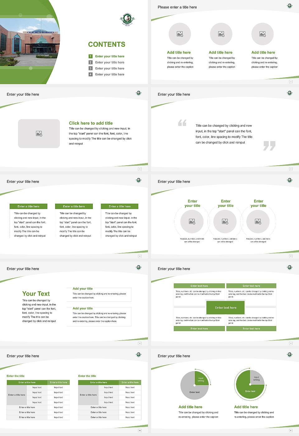 Baba Farid University of Health Sciences Course/Courseware Creation PPT Template16:9 ratio PPT effect preview image2