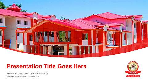 Abhilashi University Course/Courseware Creation PPT Template