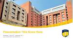 Amity University Noida Unterricht Powerpoint Vorlage