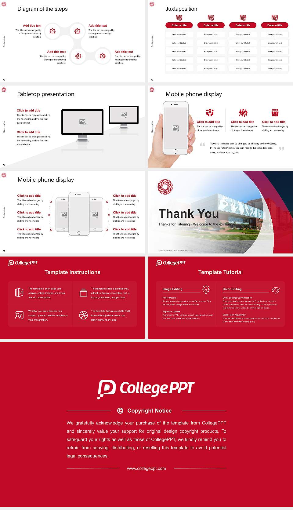 Ashoka University Competition/Entrepreneurship Contest PPT Template16:9 ratio PPT effect preview image9