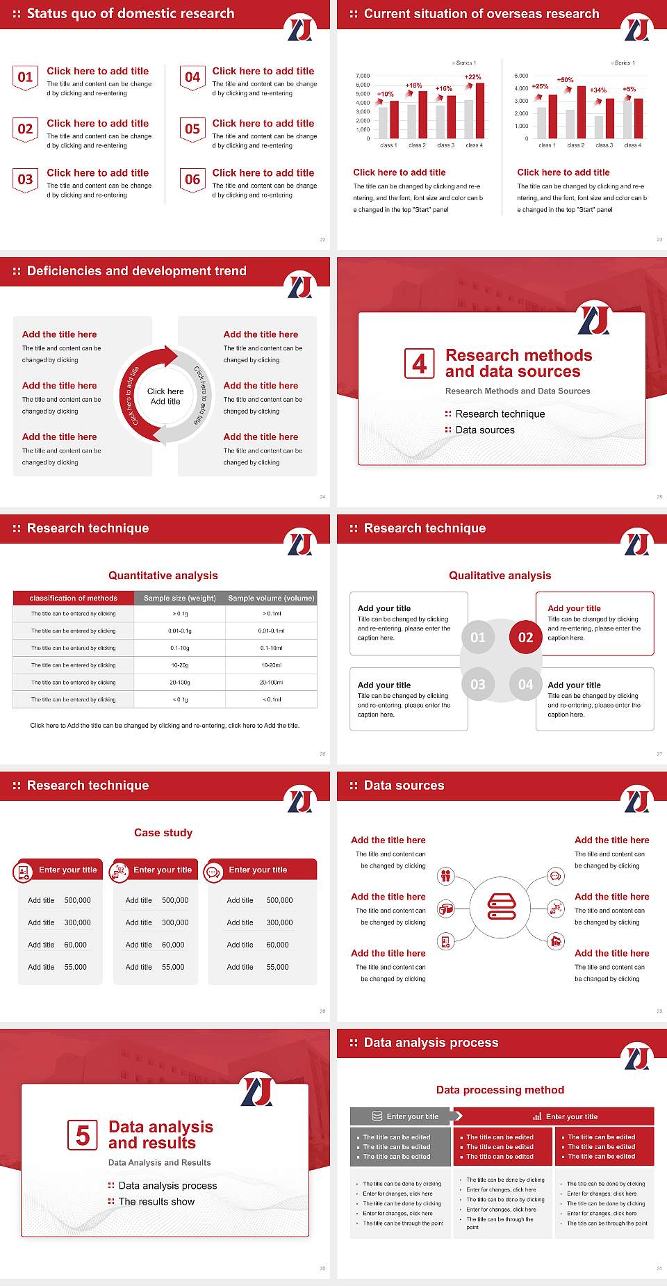 Anurag University Graduation Thesis Defense PPT Template4:3 ratio PPT effect preview image4