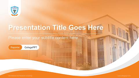 Atal Medical and Research University Lecture Sharing and Networking Event PPT Template