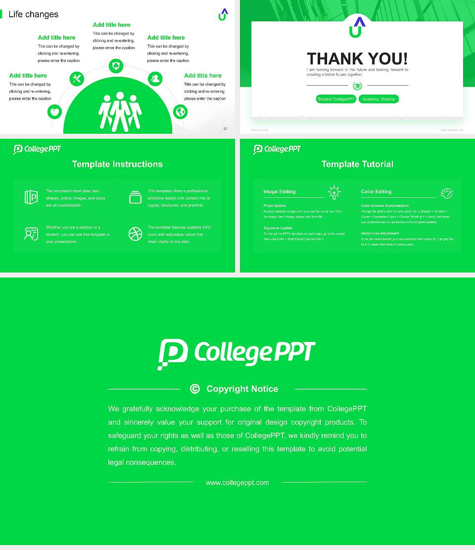 Atria University National Scholarship Defense PPT Template16:9 ratio PPT effect preview image4