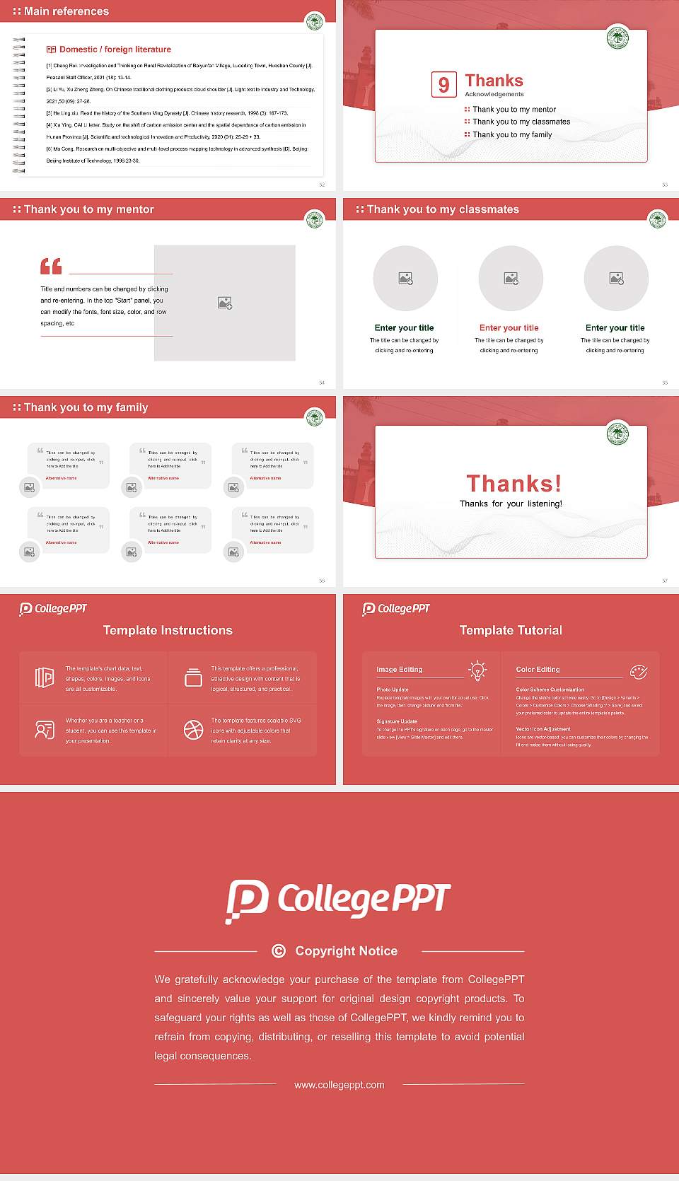 Aligarh Muslim University Graduation Thesis Defense PPT Template16:9 ratio PPT effect preview image7
