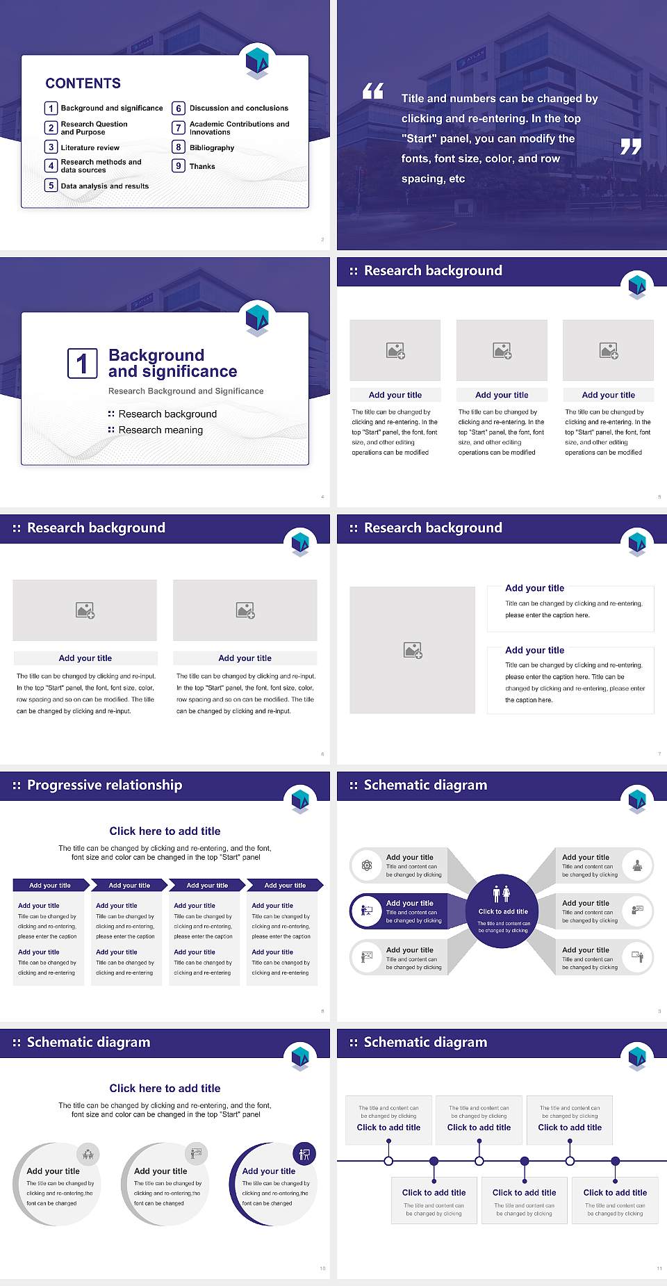 ATLAS SkillTech University Graduation Thesis Defense PPT Template4:3 ratio PPT effect preview image2