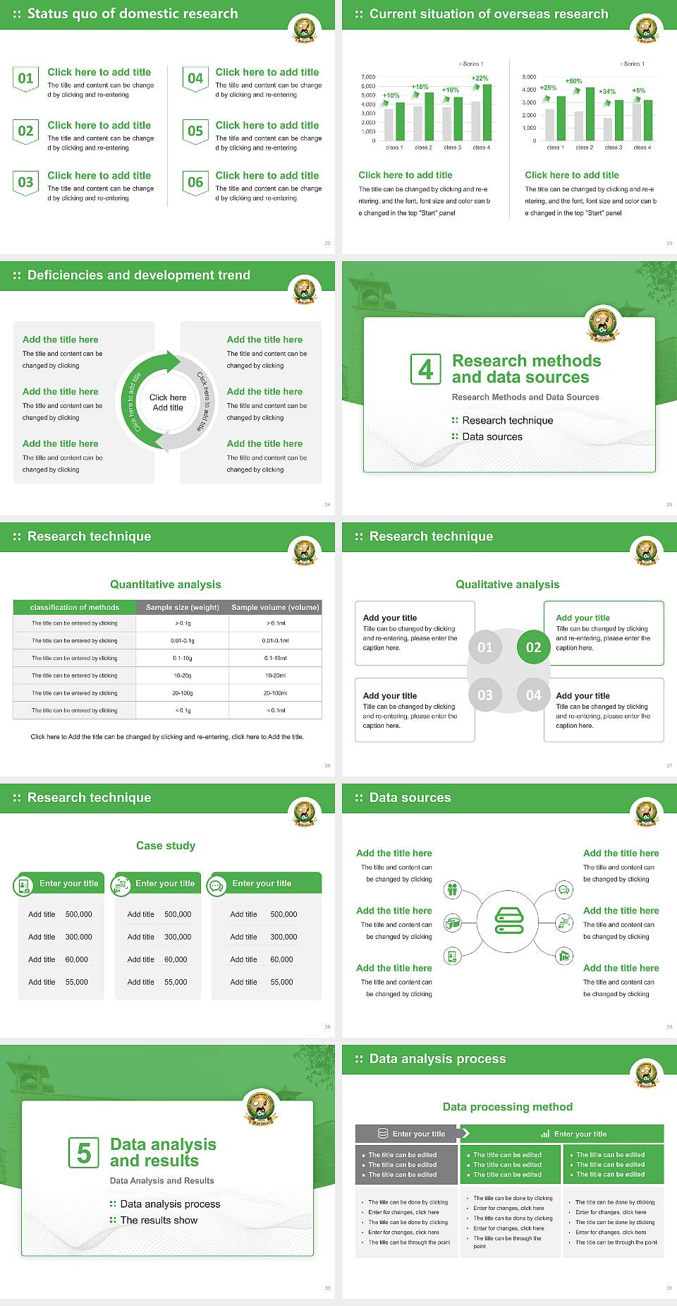 Agriculture University, Jodhpur Graduation Thesis Defense PPT Template4:3 ratio PPT effect preview image4