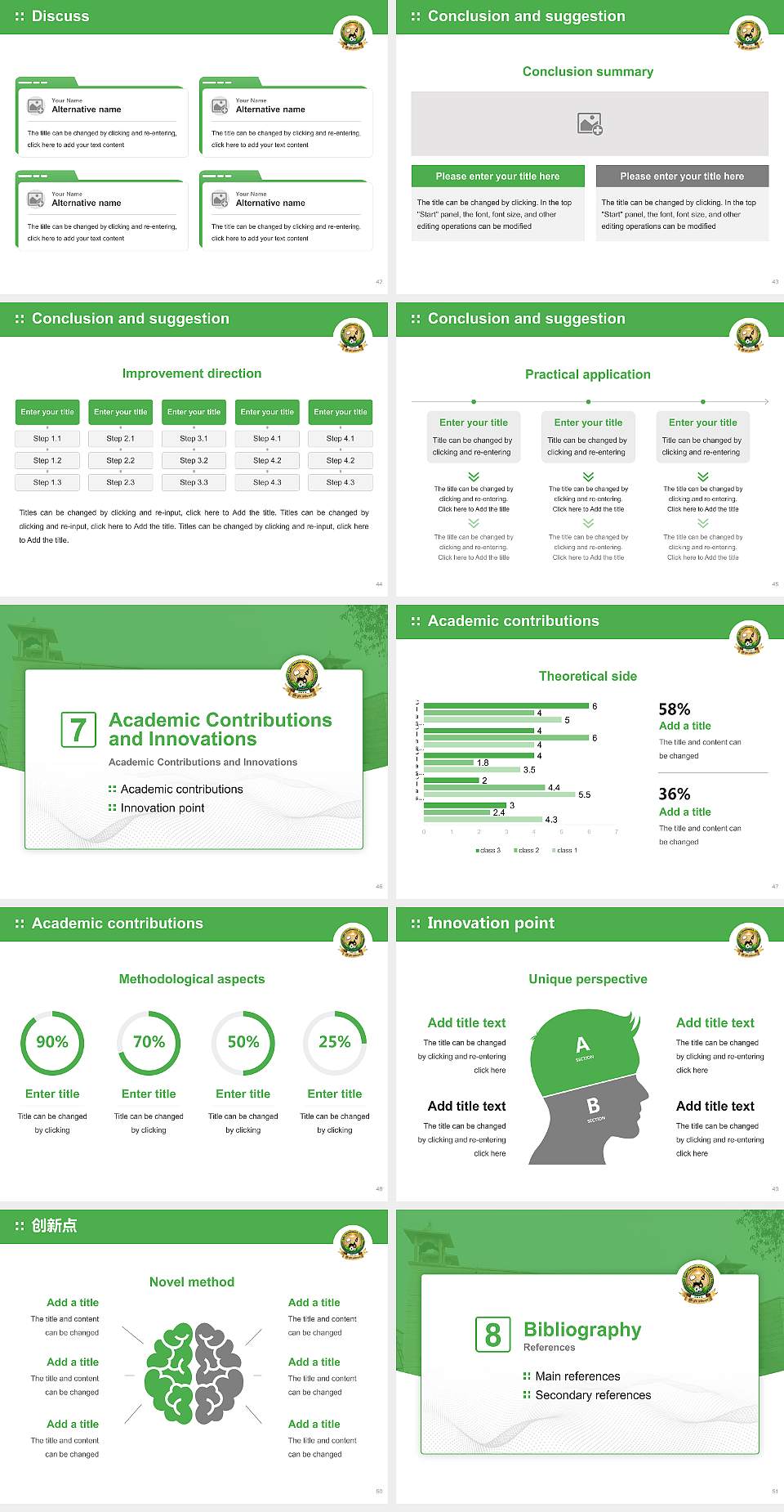 Agriculture University, Jodhpur Graduation Thesis Defense PPT Template4:3 ratio PPT effect preview image6