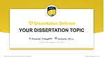 Amity University (Rajasthan)学位論文弁論PPTテンプレート
