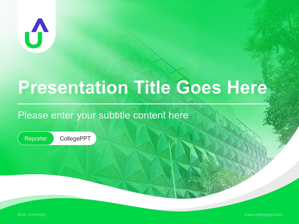 Atria University Lecture Sharing and Networking Event PPT Template4:3 ratio PPT effect preview image4