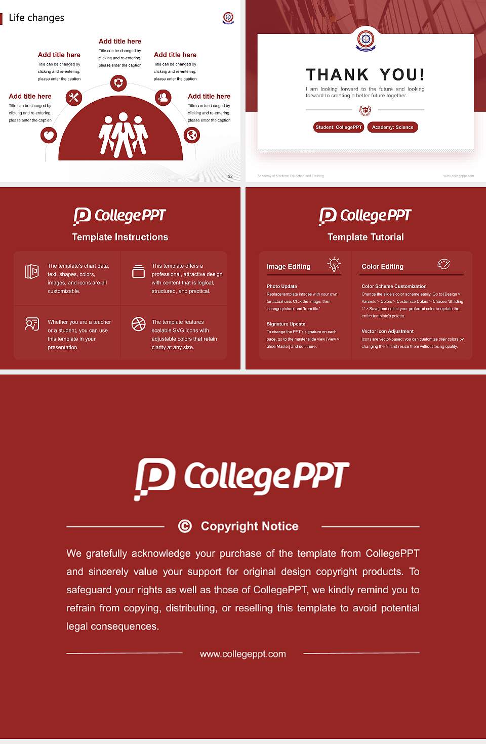 Academy of Maritime Education and Training National Scholarship Defense PPT Template4:3 ratio PPT effect preview image4